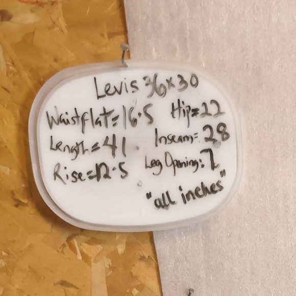 VINTAGE Levis 550XX Made in USA 100%COTTON 36x30 DAD BAGGY MOM JEAN FIT 80s/90s - Picture 4 of 8